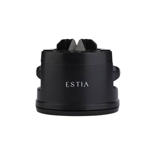 ESTIA ΑΚΟΝΙΣΤΗΡΙ ΜΑΧΑΙΡΙΩΝ ΜΑΥΡΟ ΜΕ ΒΕΝΤΟΥΖΑ ΣΤΗΡΙΞΗΣ