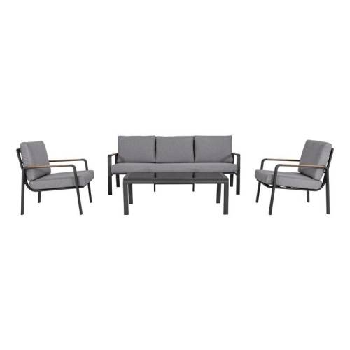 ΣΕΤ ΚΗΠΟΥ 4 ΤΕΜΑΧΙΩΝ Fylliana "Madera" ΓΚΡΙ ΧΡΩΜΑ