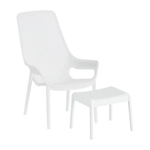 ΣΕΤ ΚΗΠΟΥ ΠΟΛΥΘΡΟΝΑ ΚΑΙ ΥΠΟΠΟΔΙΟ Fylliana “Avelyn” ΜΕ UV ΠΡΟΣΤΑΣΙΑ ΛΕΥΚΟ ΧΡΩΜΑ