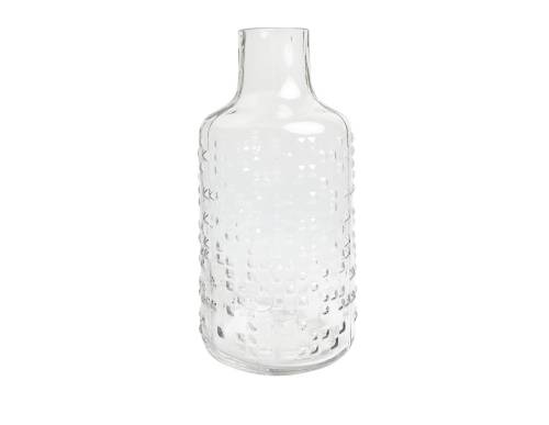 Βάζο γυαλ. διάφανο Φ15,5Η30cm