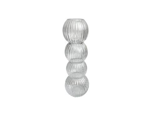 Βάζο γυαλ. διάφανο Φ15 Η42cm