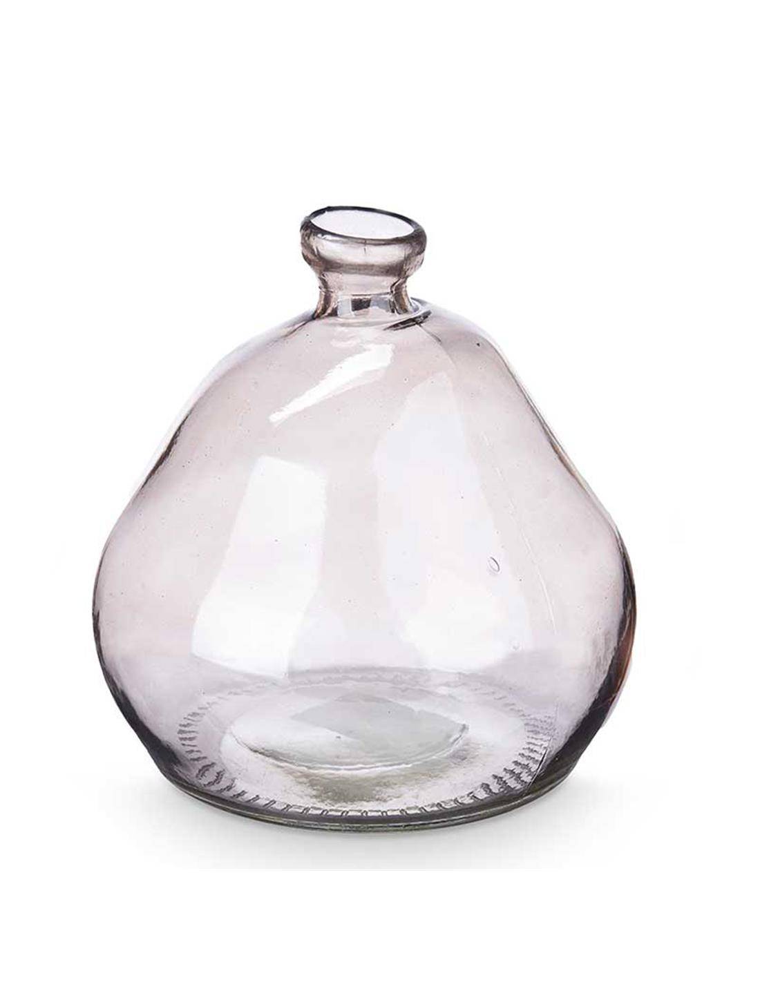 Βάζο γυάλ.γκρι στενό στόμιο Φ17Η18cm