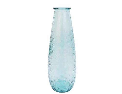Βάζο γυάλ.recycled διάφανο Η55cm