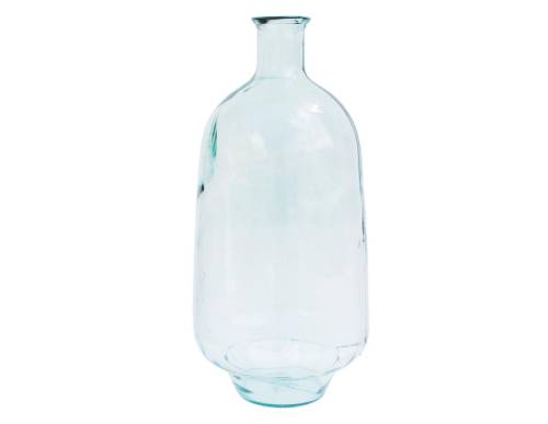 Βάζο γυάλ.recycled.διάφανο Η60cm