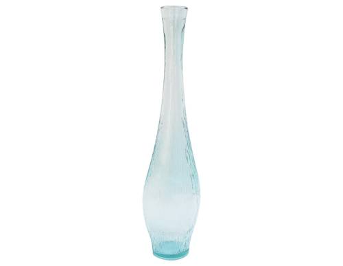 Βάζο γυάλ.recycled διάφανο Η50cm