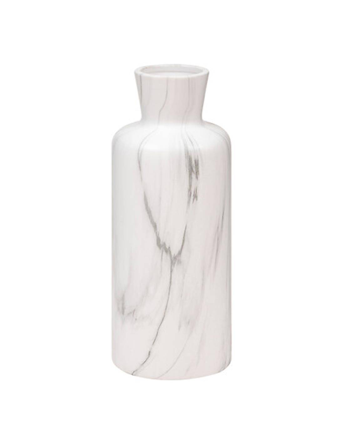 Βάζο marble effect Φ12 x 30 cm