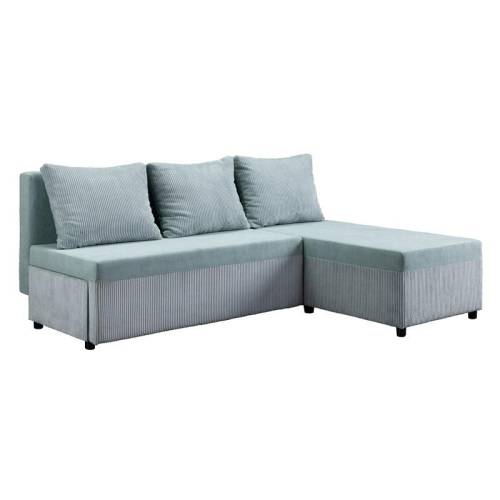 ΓΩΝΙΑΚΟΣ ΚΑΝΑΠΕΣ LUELLA ΜΙΝΤ ΧΡΩΜΑ 202x152x80εκ