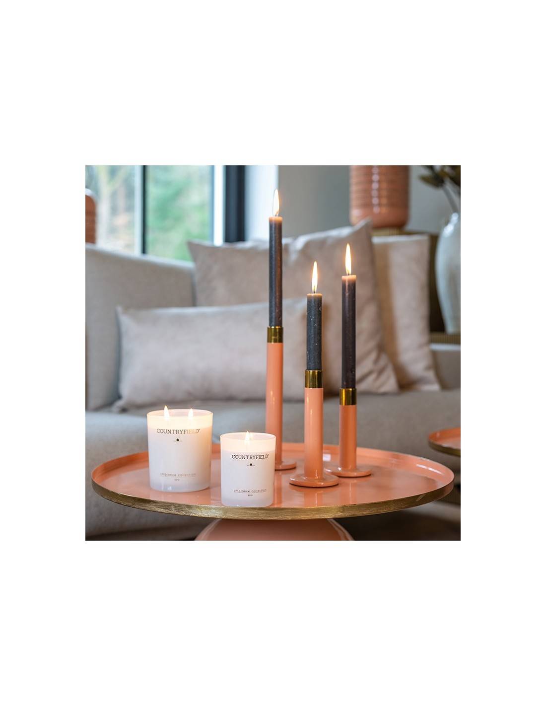 Κερί κηροπήγιου πράσινο 2Χ20 σ/6