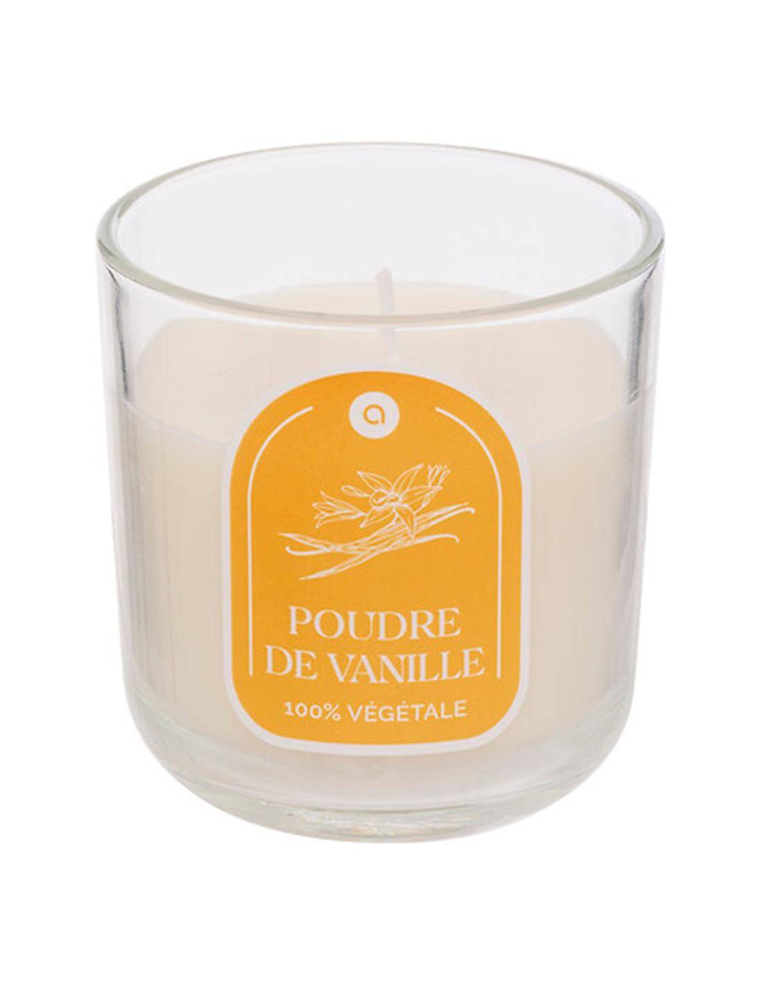 Κερί σε γυαλ.ποτήρι βανίλια 115gr/Φ7Η7,3cm