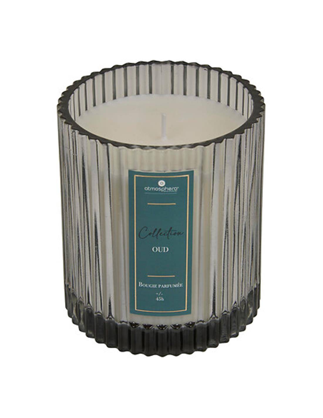 Κερί σε γυάλινο ποτήρι 290g"Oud"8,8 x 10 cm