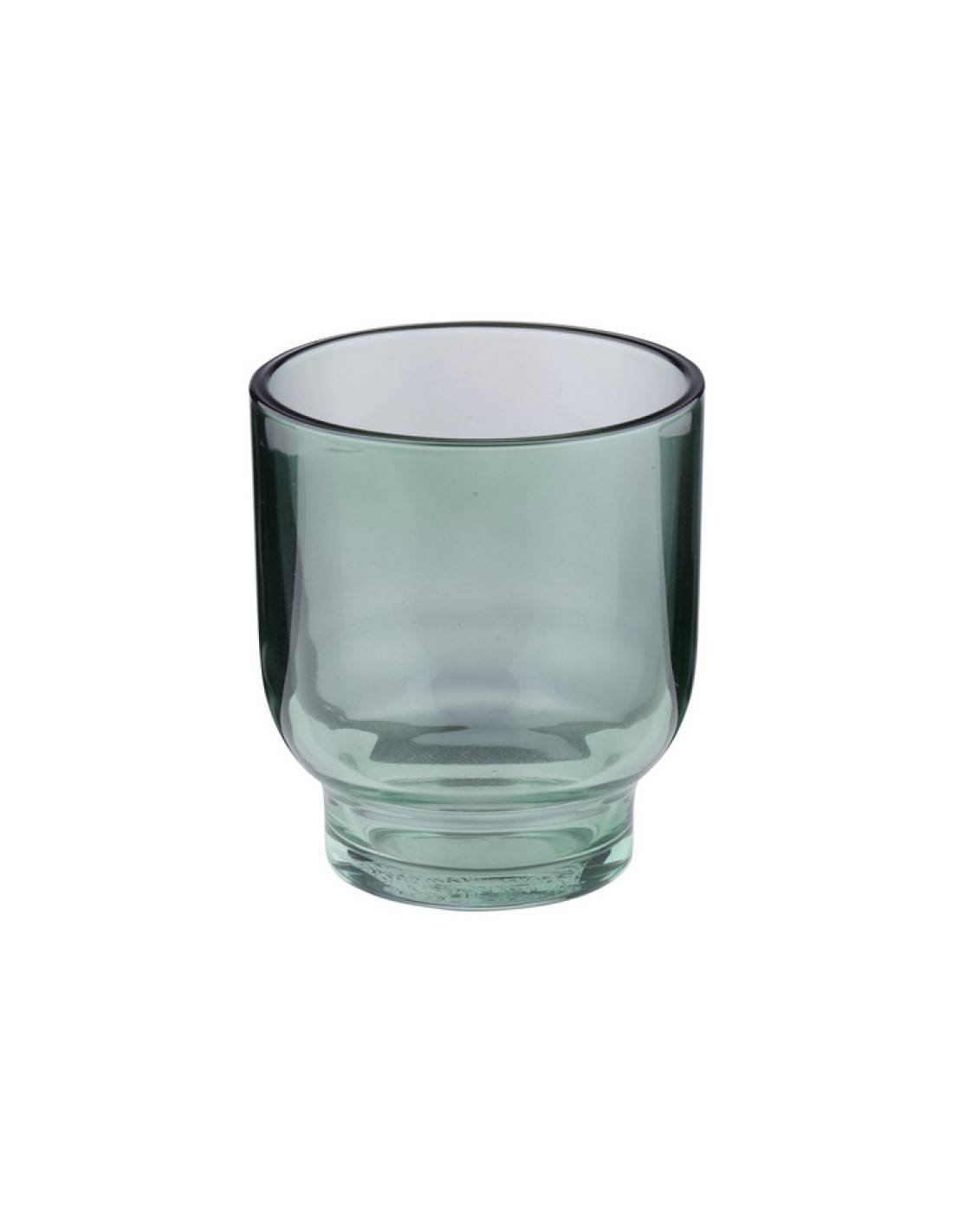 Κηροπήγιο γυαλ. 4χρωμ. Φ9xh10cm