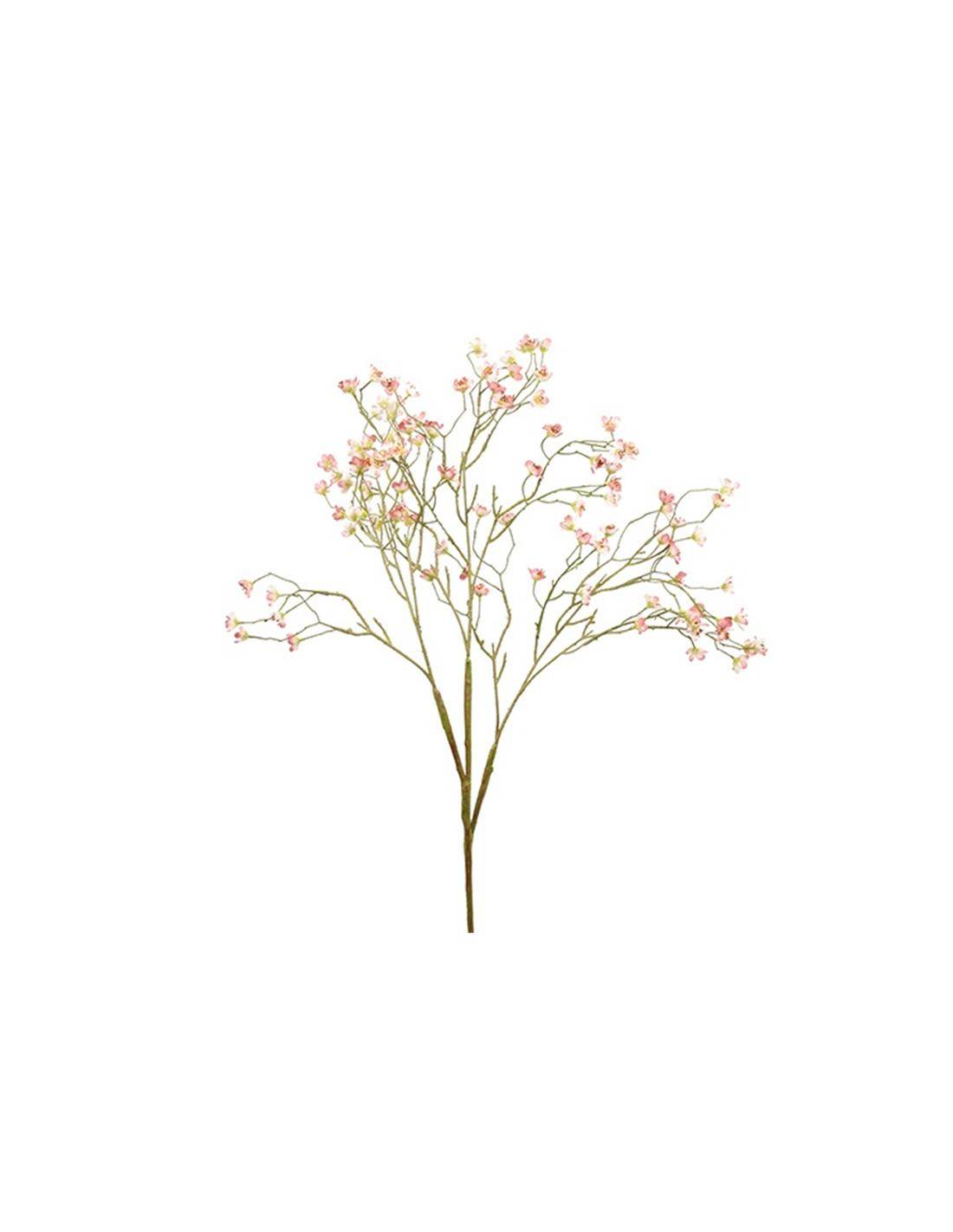 Κλαδί ροζ ανθάκια Η116,8cm