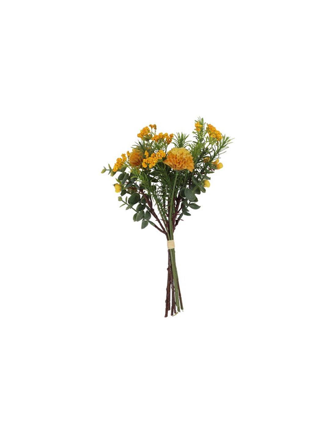 Ντάλιες μπουκέτο κίτρινο 20x14x33 cm