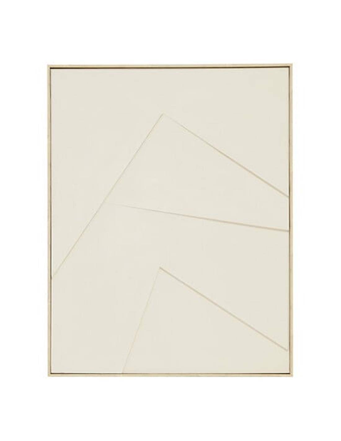 Πίνακας 3D "MAKANA" εκρού 100x78cm