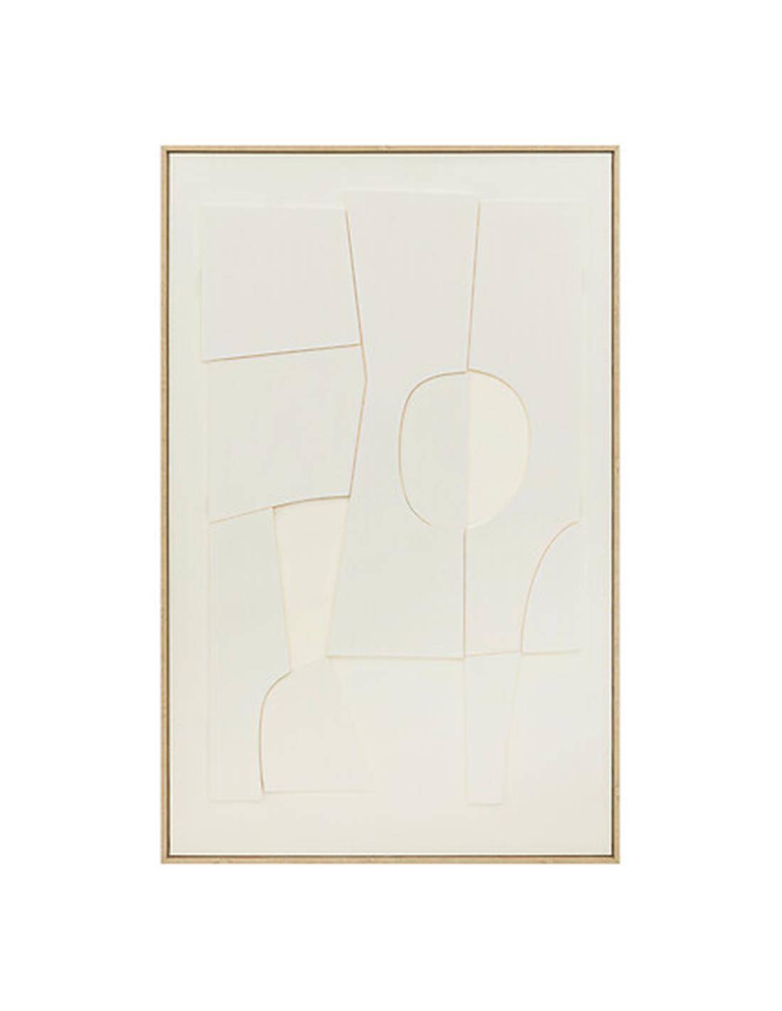 Πίνακας 3D "YELENA" εκρού 116x75cm