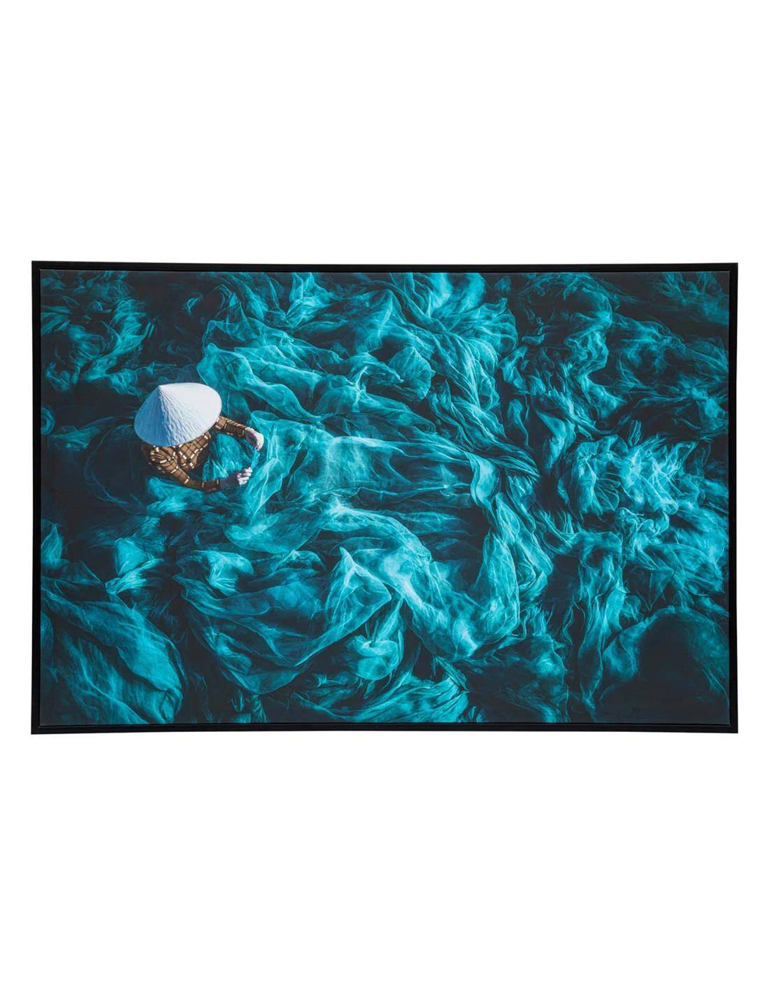 Πίνακας /καμβας blue fisherman  90x60cm