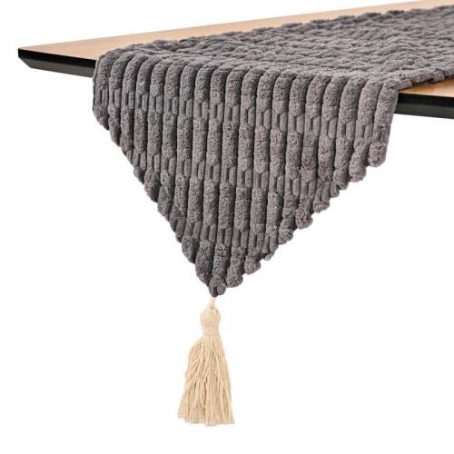 ΤΡΑΒΕΡΣΑ FYLLIANA ΣΚΟΥΡΟ ΓΚΡΙ ΧΡΩΜΑ 150x30εκ