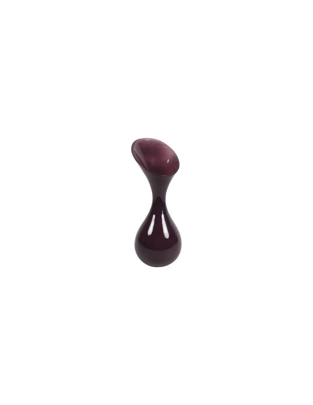 Βάζο γυαλ.μωβ Rosalia 16Χ34
