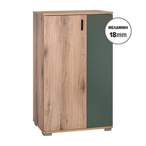 ΠΑΠΟΥΤΣΟΘΗΚΗ Fylliana Valenor NATURAL CANELLA OAK-ΛΑΔΙ ΧΡΩΜΑ 69x34x120εκ