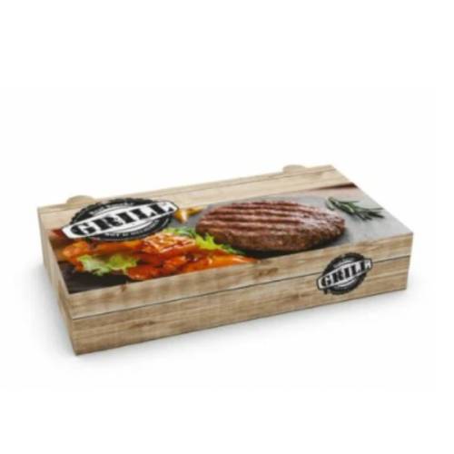 Κoυτί Ψητοπωλείου GRILL  T22 για 1/2 Μερίδα 23×12,2×4,5 cm 10kg INTERTAN