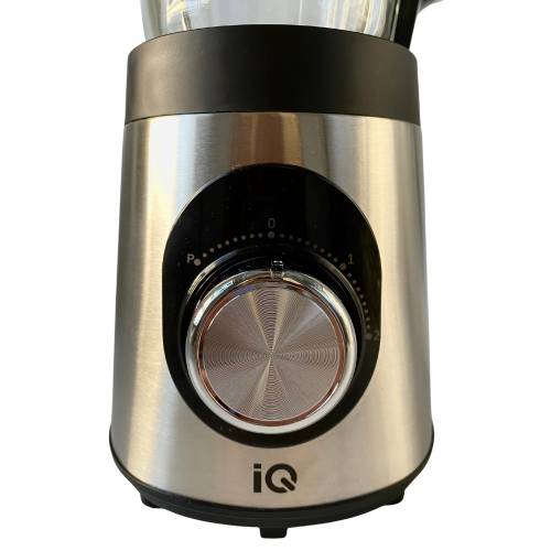 IQ Μπλέντερ με Γυάλινη Κανάτα 1.5 lt 800W Inox BL-416