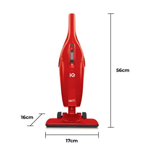 IQ VC-920 Ηλεκτρική Σκούπα 2 σε 1 Stick & Χειρός 600W Κόκκινη