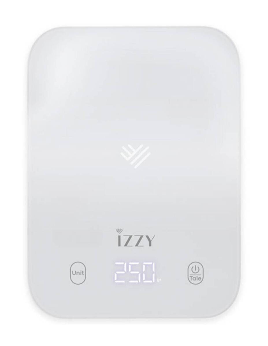 Izzy IZ-7012 Ψηφιακή Ζυγαριά Κουζίνας έως 10kg Λευκή