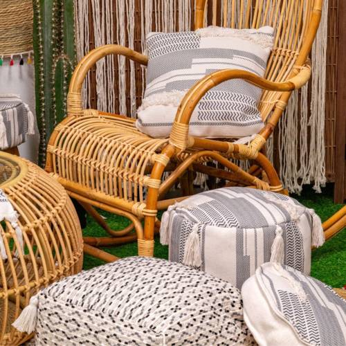 ΥΦΑΣΜΑΤΙΝΟ ΠΟΥΦ 35Χ30ΕΚ ΣΤΡΟΓΓΥΛΟ