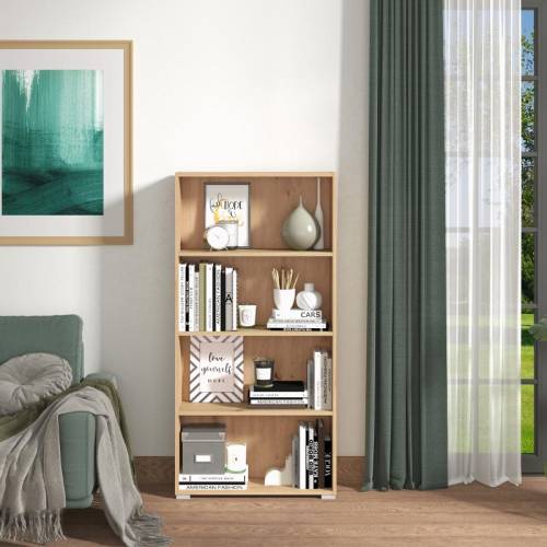 ΒΙΒΛΙΟΘΗΚΗ TOMAR 4 ARTISAN OAK 70*24.5*142