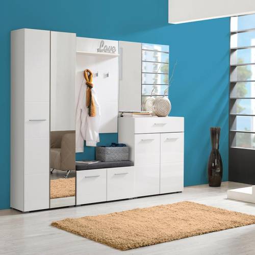 ΕΠΙΠΛΟ ΧΟΛ Beny CIV 390 ΛΕΥΚΟ-ΛΕΥΚΗ ΛΑΚΑ 39x25,5x190εκ