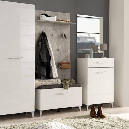 ΕΠΙΠΛΟ ΧΟΛ COMO ΚΟΜ ΛΕΥΚΟ-ΛΕΥΚΗ ΛΑΚΑ 74.5*35*53