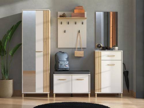 ΕΠΙΠΛΟ ΧΟΛ ΜΕ ΚΑΘΡΕΦΤΗ BELFORT P1 ARTISAN OAK-CASHMERE 60x40x193εκ