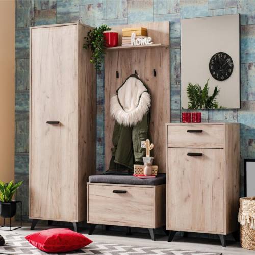 ΕΠΙΠΛΟ ΧΟΛ UMBRIA 1K1F GREY OAK 53.5*35*100.5