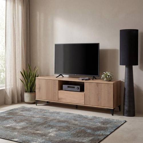 ΕΠΙΠΛΟ ΤΗΛΕΟΡΑΣΗΣ Fylliana Alicante ARTISAN-ARTISAN STRIPE ΧΡΩΜΑ 160x40x51εκ