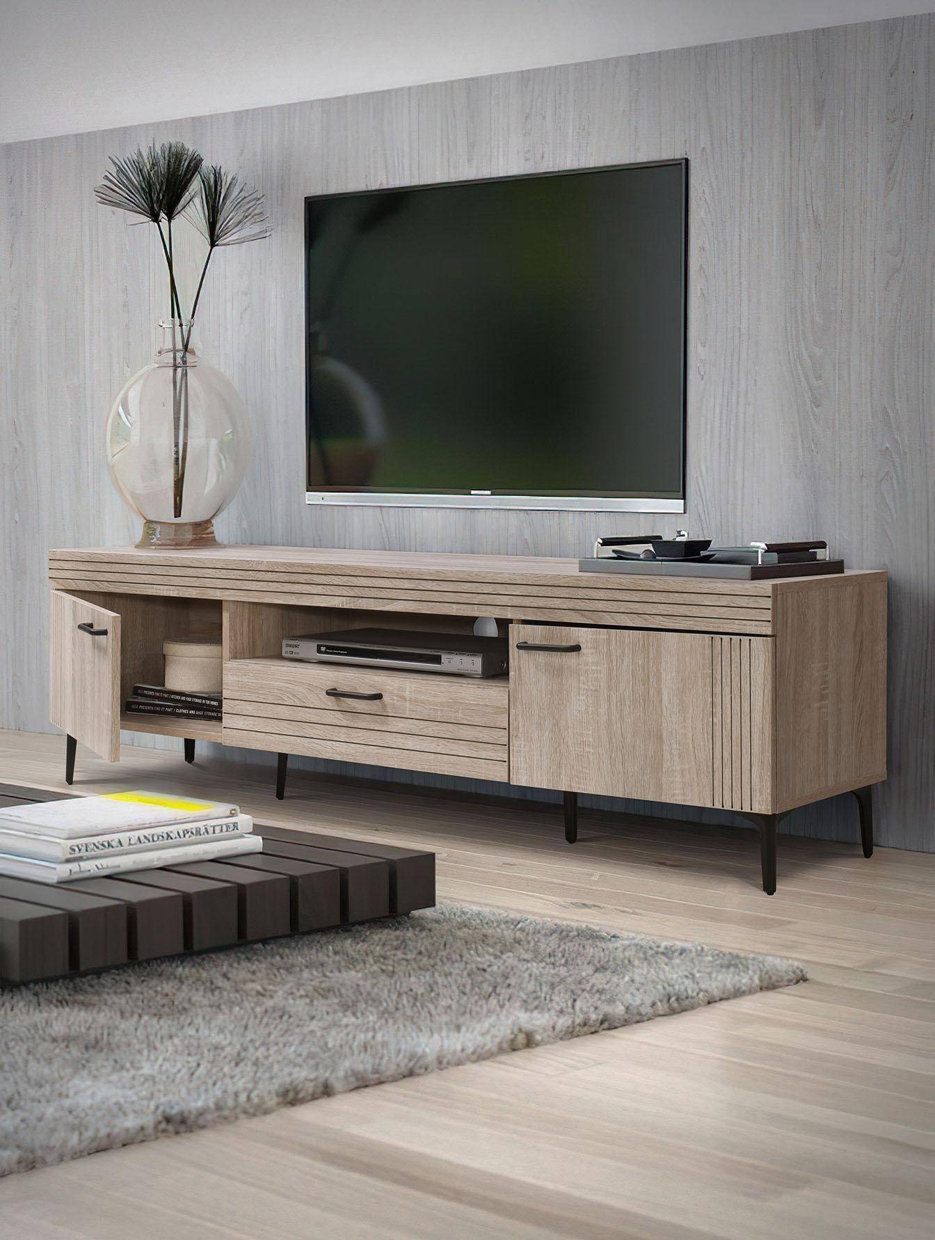 ΕΠΙΠΛΟ ΤΗΛΕΟΡΑΣΗΣ Fylliana Board 150 SONOMA ΧΡΩΜΑ 150x37x44εκ