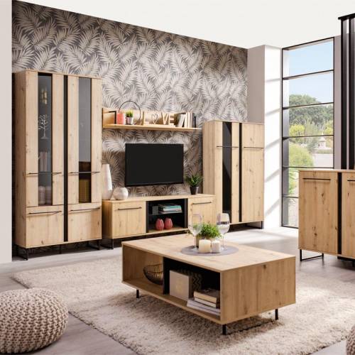 ΕΠΙΠΛΟ ΤΗΛΕΟΡΑΣΗΣ SARDINIA TV 170 ARTISAN OAK / ΜΑΥΡΟ 170,5*42*54