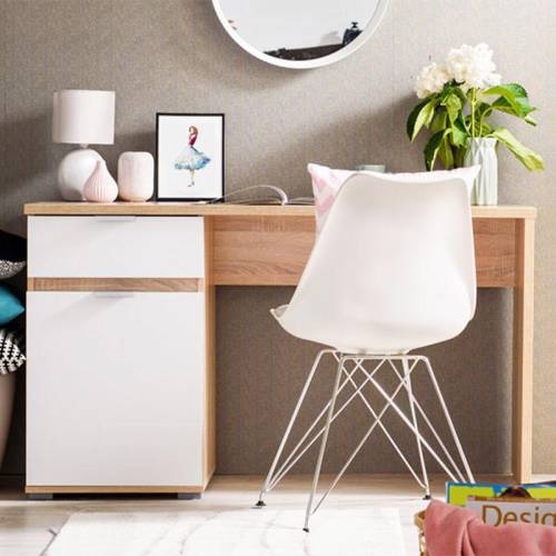 ΓΡΑΦΕΙΟ Jan SONOMA/ΛΕΥΚΟ 130*50*75,5