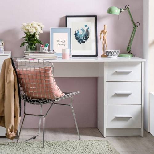 ΓΡΑΦΕΙΟ Leo Λευκό 121*50*74.5