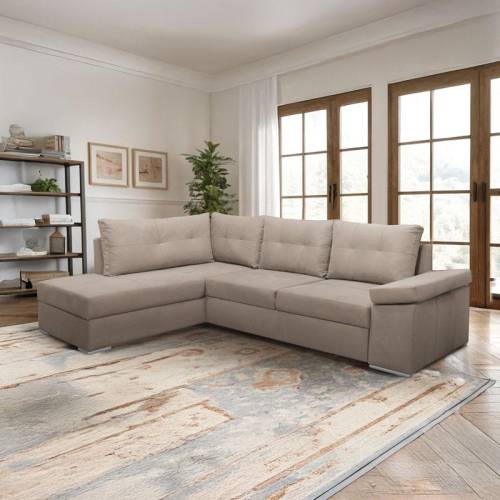 ΚΑΝΑΠΕΣ Fylliana NEW ΑNGELA ΚΑΦΕ ΑΡΙΣΤΕΡΗ ΓΩΝΙΑ ΜΕ ΑΠΟΘΗΚΕΥΤΙΚΟ ΧΩΡΟ 270x180x80