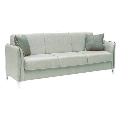 ΚΑΝΑΠΕΣ ΤΡΙΘΕΣΙΟΣ Fylliana New Torino ΜΕ ΑΠΟΘΗΚΕΥΤΙΚΟ ΧΩΡΟ ΑΝΟΙΧΤΟ ΚΑΦΕ ΜΕ ΚΑΦΕ/ΜΠΕΖ ΜΑΞΙΛΑΡΙΑ 220x85x90εκ