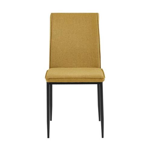 ΚΑΡΕΚΛΑ ΤΡΑΠΕΖΑΡΙΑΣ Fylliana Crace ΜΟΥΣΤΑΡΔΙ ΧΡΩΜΑ ΥΦΑΣΜΑΤΟΣ 43x60x86εκ