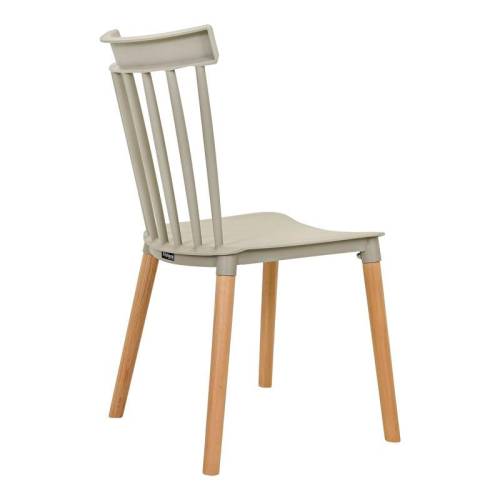 ΚΑΡΕΚΛΑ ΤΡΑΠΕΖΑΡΙΑΣ Fylliana Rubina ΑΝΟΙΧΤΟ ΓΚΡΙ ΧΡΩΜΑ 51x50x84εκ