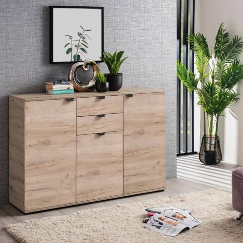 ΚΟΜΟΤΑ-ΜΠΟΥΦΕΣ DUERO 3K2F GREY OAK 135*40*95