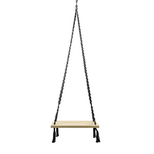 ΚΡΕΜΑΣΤΗ ΚΟΥΝΙΑ Fylliana FL620 ΜΕ ΞΥΛΙΝΟ ΚΑΘΙΣΜΑ ΧΡΩΜΑ ΓΚΡΙ 55x20x2εκ