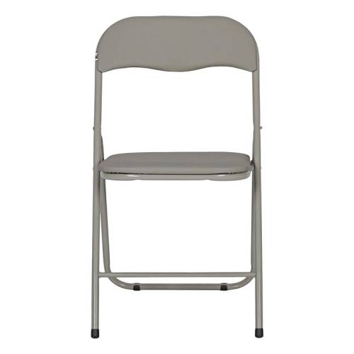 ΜΕΤΑΛΛΙΚΗ ΑΝΑΔΙΠΛΟΥΜΕΝΗ ΚΑΡΕΚΛΑ Fylliana 758 ΓΚΡΙ ΧΡΩΜΑ 43x44x78εκ