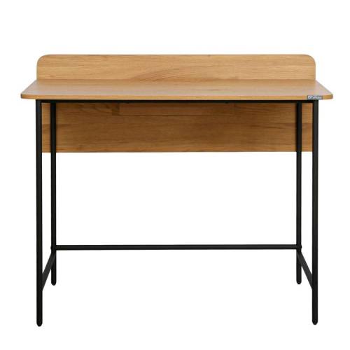 ΜΕΤΑΛΛΙΚΟ ΓΡΑΦΕΙΟ Fylliana FL2504 BLACK OAK ΧΡΩΜΑ 100x50x85εκ