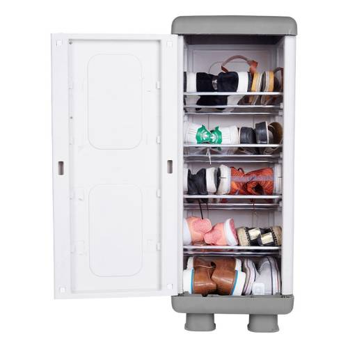 ΠΛΑΣΤΙΚΗ ΠΑΠΟΥΤΣΟΘΗΚΗ Fylliana ΑΡΤΕΜΙΣ ΓΚΡΙ ΑΝΘΡΑΚΙ 36*44*96εκ mof