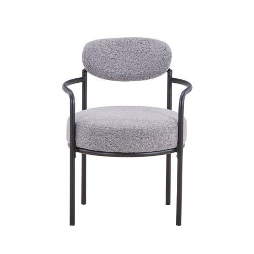 ΠΟΛΥΘΡΟΝΑ Fylliana FL21 ΓΚΡΙ ΥΦΑΣΜΑ ΜΕ ΜΕΤΑΛΛΙΚΟ ΣΚΕΛΕΤΟ 59x64x87εκ