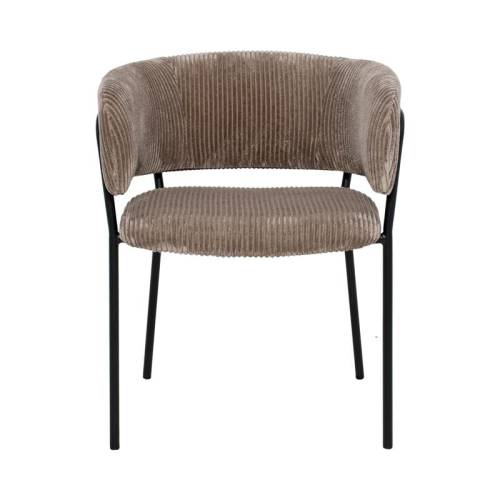 ΠΟΛΥΘΡΟΝΑ Fylliana FL3042 ΚΑΦΕ ΥΦΑΣΜΑ ΜΕ ΜΕΤΑΛΛΙΚΑ ΠΟΔΙΑ 59x57x75εκ