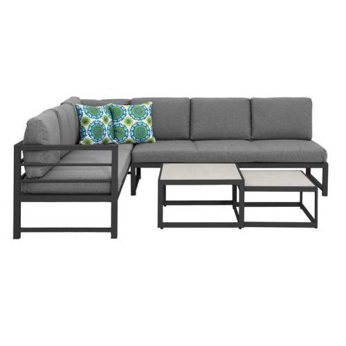 ΣΕΤ ΚΗΠΟΥ 4 ΤΕΜΑΧΙΩΝ Fylliana Minnesota ΓΚΡΙ ΧΡΩΜΑ 175x65x70εκ